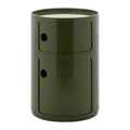 Kartell Componibili Kast Ø 42 cm - 2 Modules - Groen