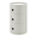 Kartell Componibili Kast Ø 42 cm - 3 Modules - Wit