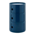 Kartell Componibili Kast Ø 42 cm - 3 Modules - Blauw