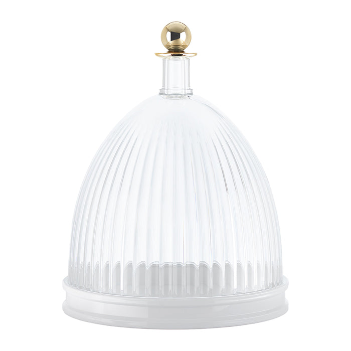 Kartell La Coupole Stolp - Transparent / Wit