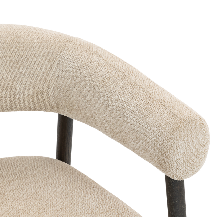by fonQ Sora Fauteuil - Beige / Walnoot