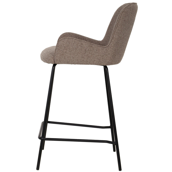 PTMD Leander Beige Bar Stool