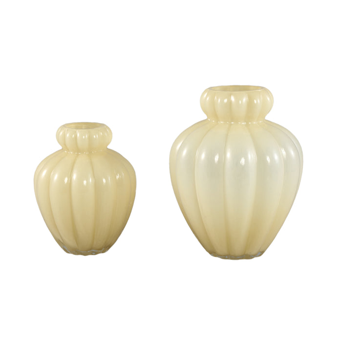 PTMD - Vaas Syamer - Beige - 21x21x27cm