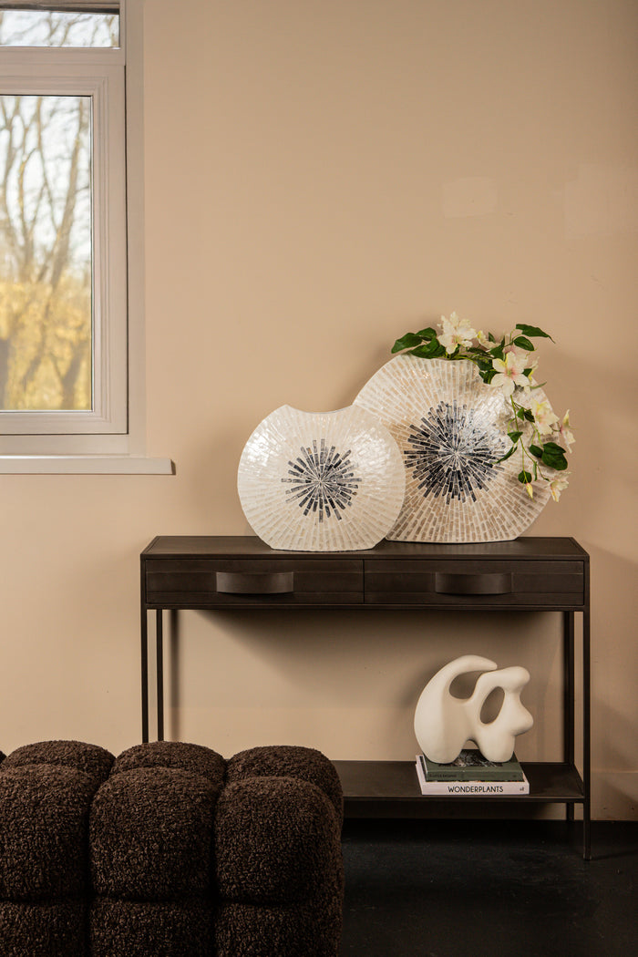 PTMD - Bijzettafel Acalia - Bruin - 120x30.5x81.5cm