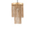 PTMD - Hanglamp Brenton - Goud - 18x18x30cm