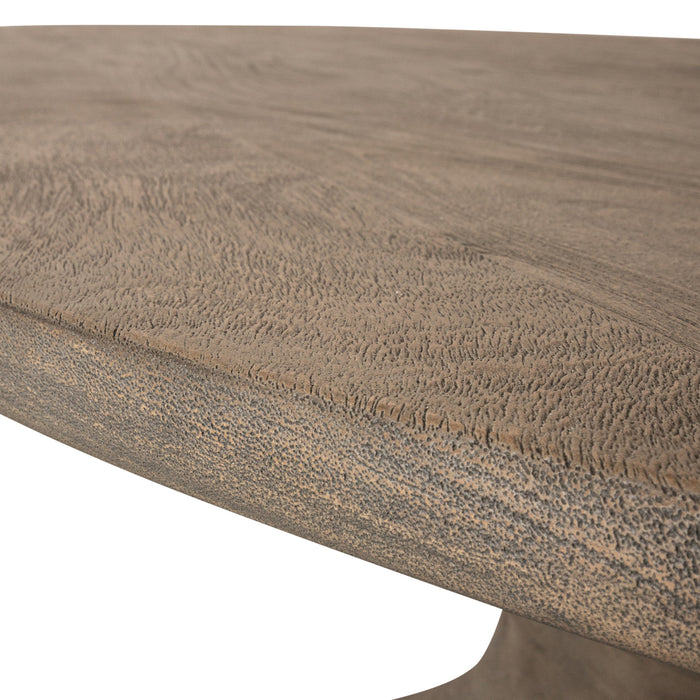 PTMD Nemo Grey Mango Wooden Dining Table Oval 220cm