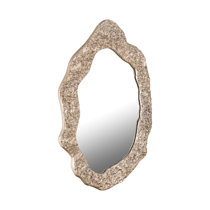 PTMD Morina Champagne alu glass mirror oval shaped