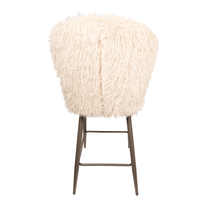 PTMD Ares Bar Chair Hair Beige