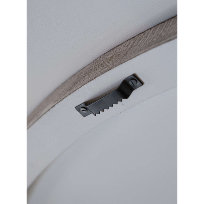 PTMD Zapp geribbeld rond wandpaneel wit