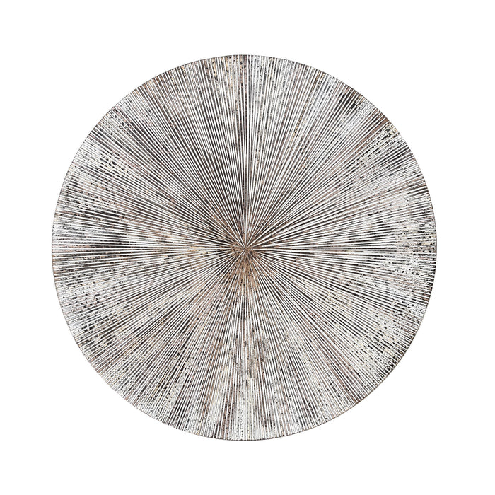 PTMD Zapp geribbeld rond wandpaneel wit