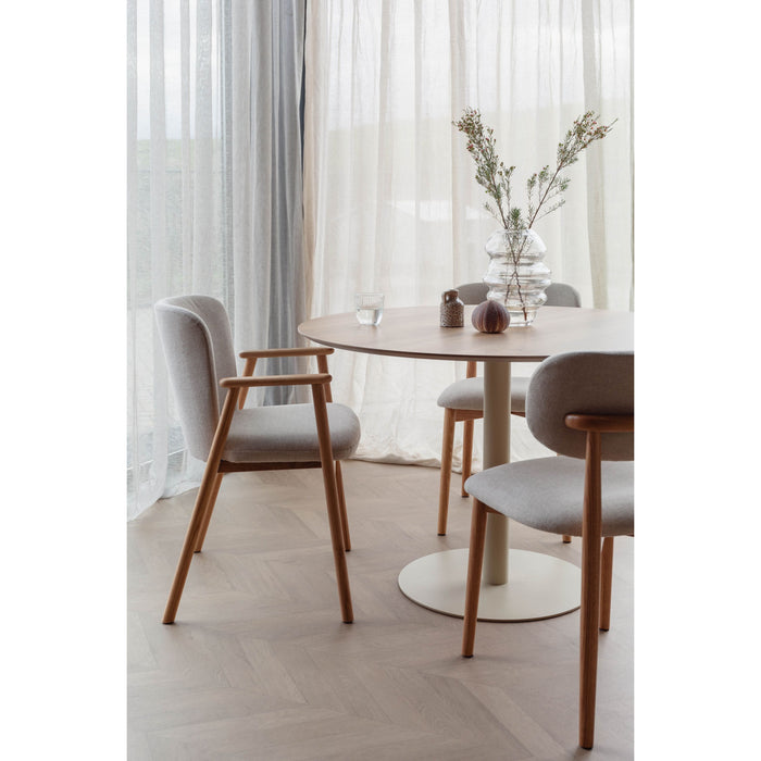 Housecraft Living Steven Eetkamertafel Rond Beige