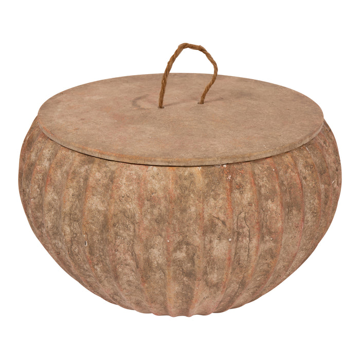 PTMD Yasmeene Brown Cement Outdoor Candle XL