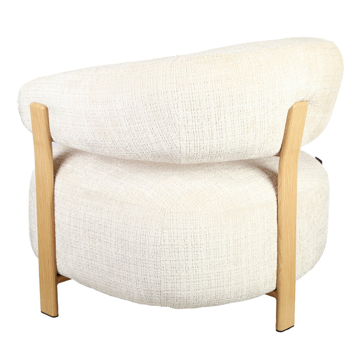 DÉJA Living - Fauteuil Beige|Naturel Stof - 76x71x70cm - Kalmar
