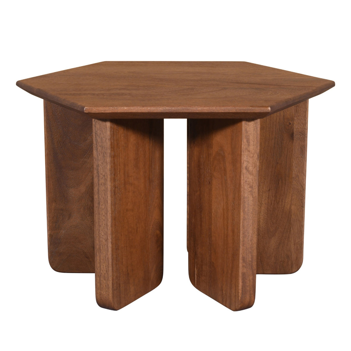 DÉJA Living - Salontafel Donkerbruin Mangohout - 60x60x38cm - Martos