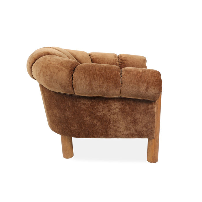 DÉJA Living - Fauteuil - Bruin Stof - 101x100x80cm - Odda