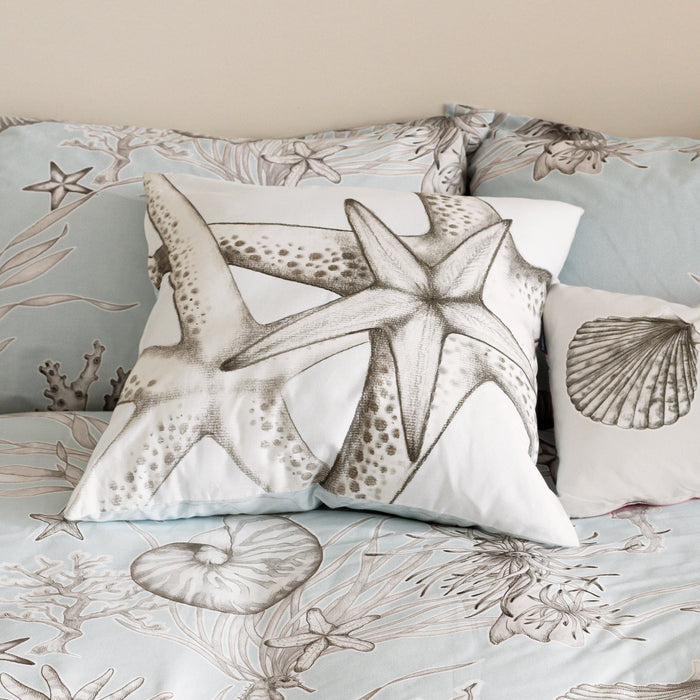 Happy Friday Set van 2 kussenhoezen Coral