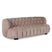 DÉJA Living - 3-zits Bank Taupe Stof - 230x100x75cm - Trones