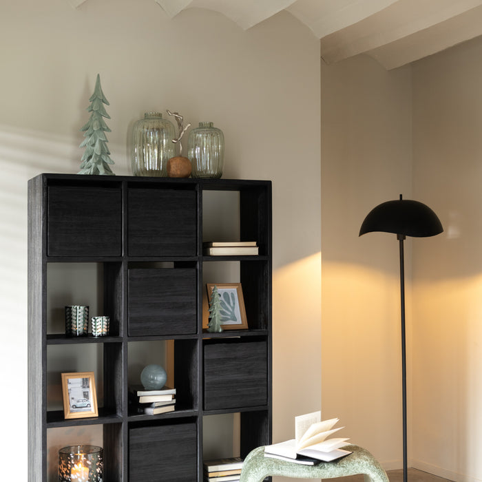 J-Line kruk N shape - textiel - muntgroen