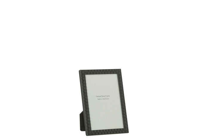 J-Line fotolijst Gehamered Boord - metaal - zwart - small -