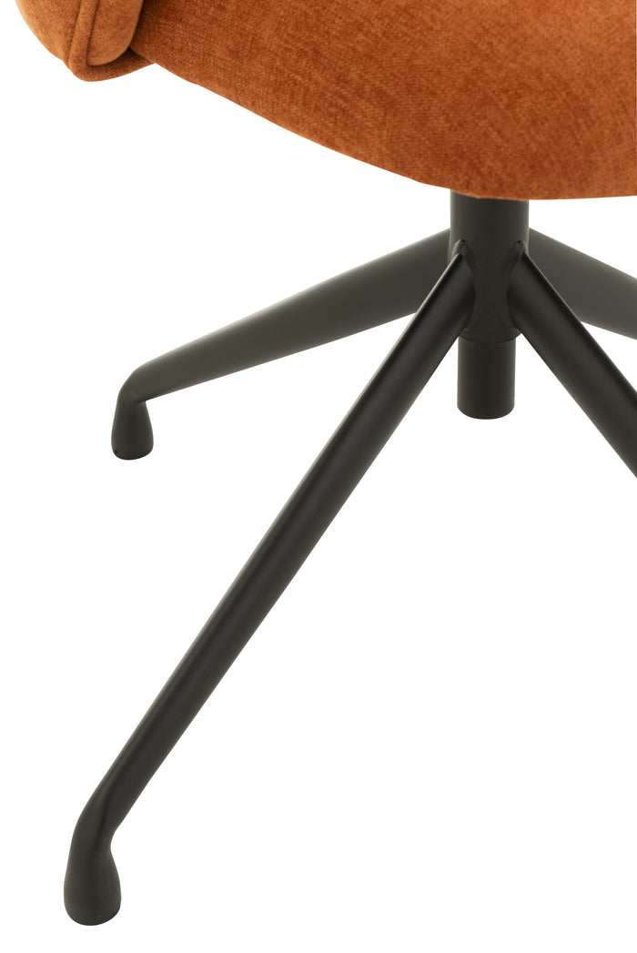 J-Line stoel Turn|Up|Down - textiel - roestig