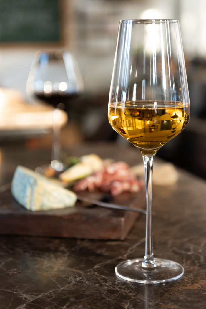 J-Line glas rode wijn Leo - glas - transparant - 6 stuks