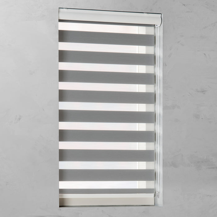 Rollit Noah Duo Rolgordijn Grijs