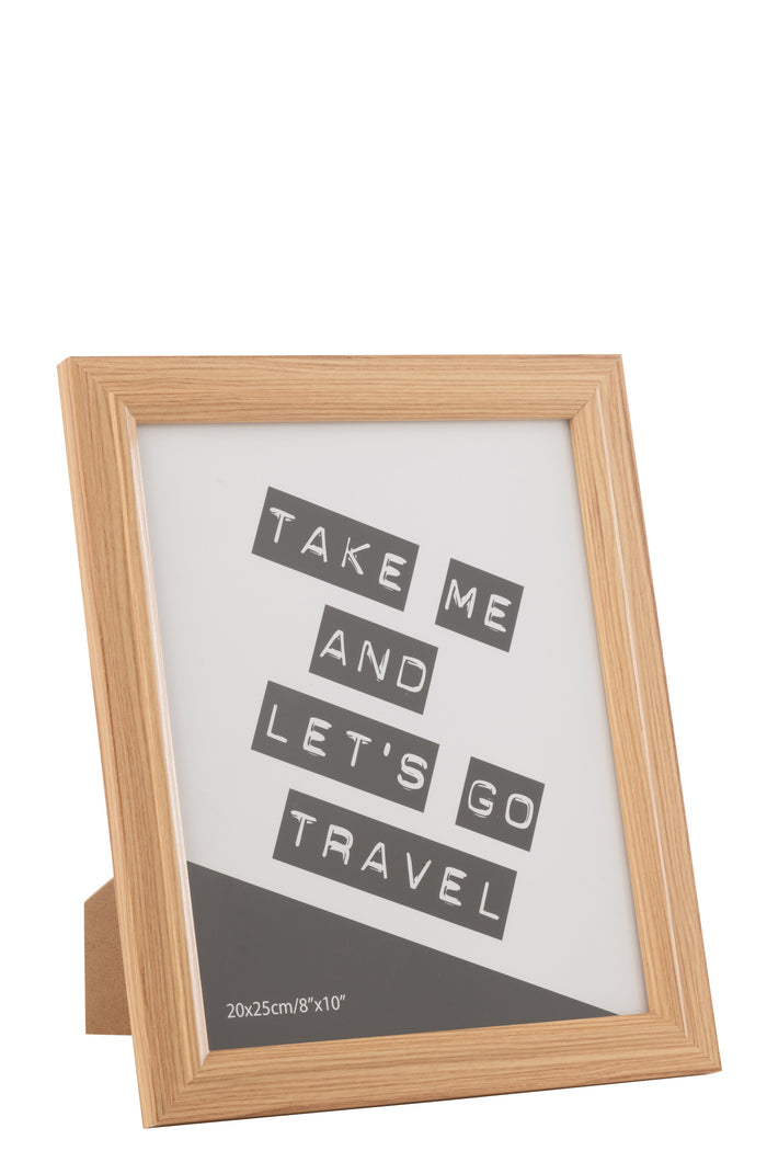 J-Line fotolijst Bob - mdf - naturel - large