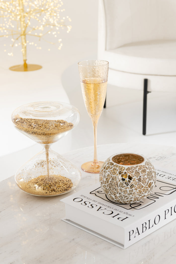 J-Line champagneglas - glas - goud