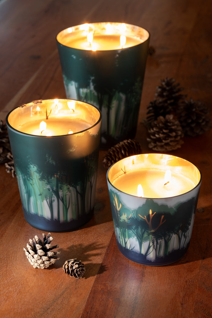 J-Line geurkaars Noa Bos - groen|goud - large - 95U