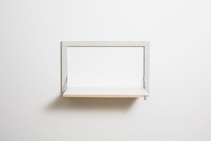 Fläpps Wandbureau 80x50-1 - Watercolor Dots door Kind of Style