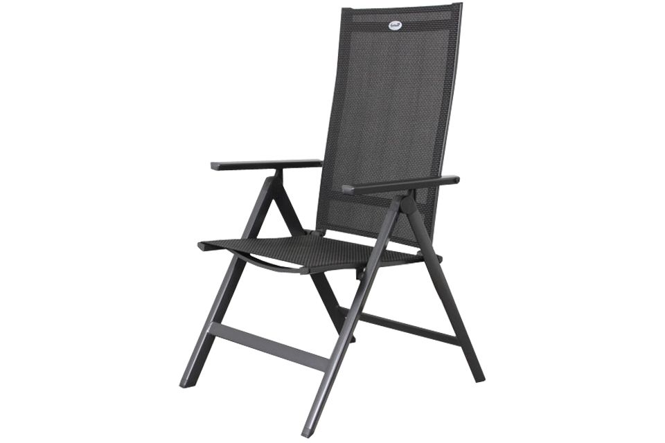 Hartman Napoli verstelbare tuinstoel - Antraciet