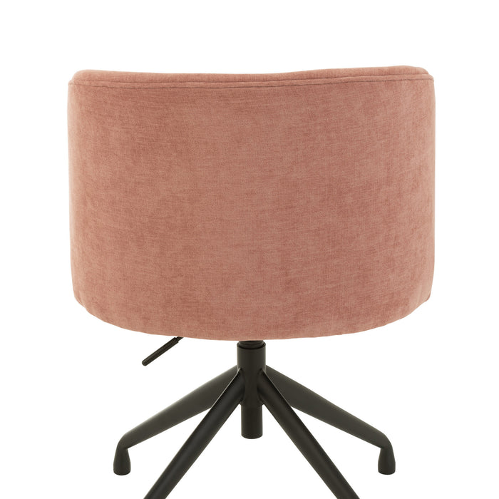 J-Line stoel Turn|Up|Down - textiel - lichtroze