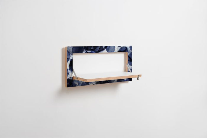 Fläpps plank 60x27-1 - Bubbles Indigo door Pattern Studio