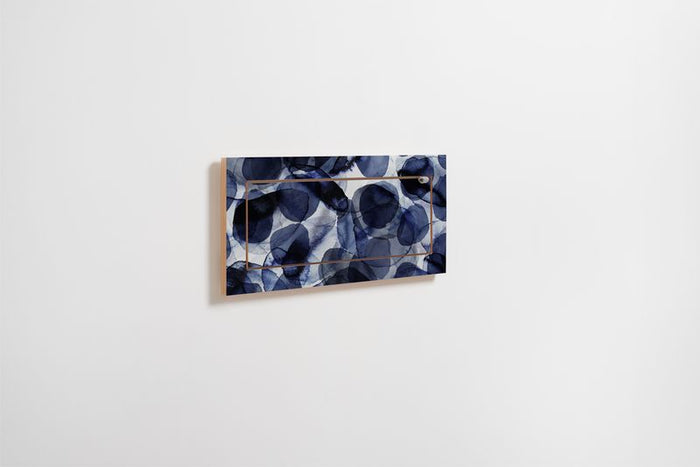 Fläpps plank 60x27-1 - Bubbles Indigo door Pattern Studio