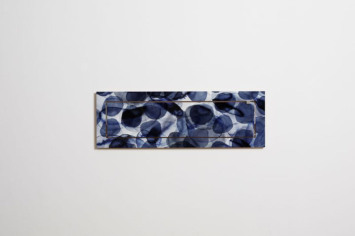 Fläpps plank 80x27-1 - Bubbles Indigo door Pattern Studio