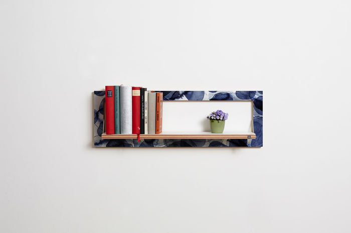 Fläpps plank 80x27-1 - Bubbles Indigo door Pattern Studio