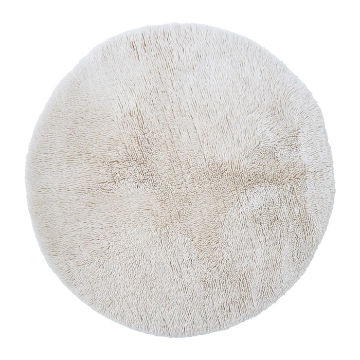 by fonQ Fuzz Vloerkleed Ø 200 cm - Off-White