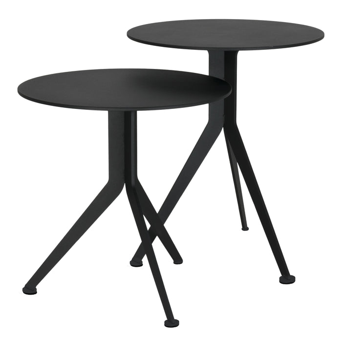 Spinder Design bijzettafel Daley High - zwart - Ø 38