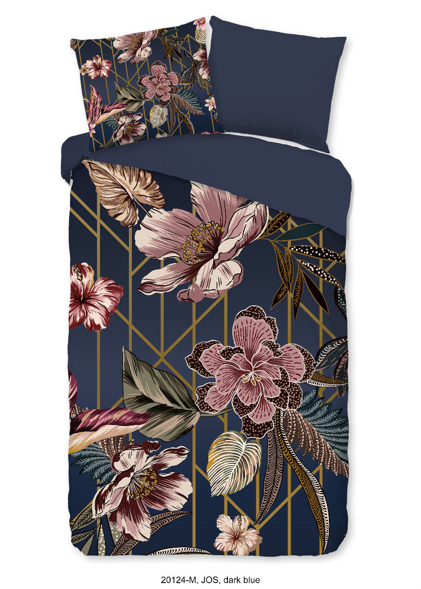 Pure Dekbedovertrek Micropercal Jos - dark blue