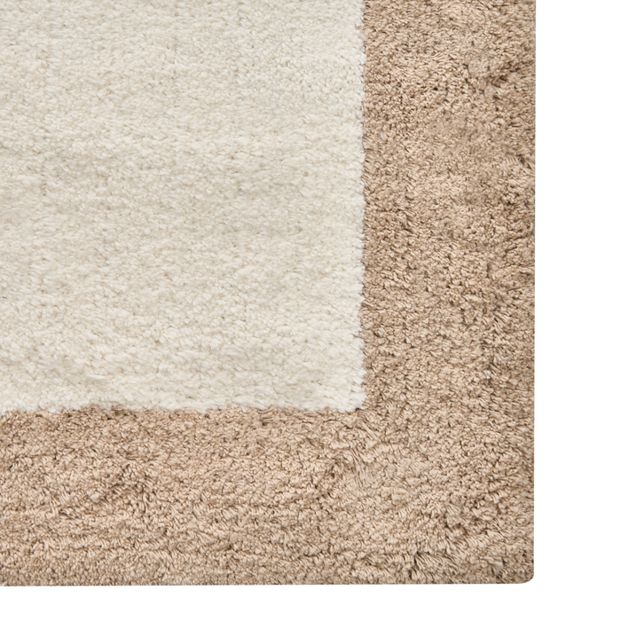Beliani - KABRI - Badmat - Beige|Bruin - 60 x 90 cm - Katoen