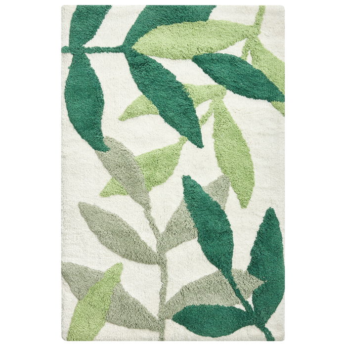 Beliani - ASAN - Badmat - Groen - 60 x 90 cm - Katoen