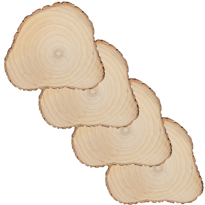 J-Line boomschijf Onregmatig Paulownia - naturel