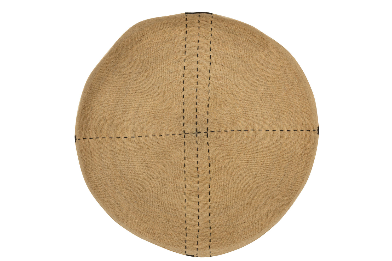 J-Line wanddecoratie Plateau Stippellijnen - zeegras - natur