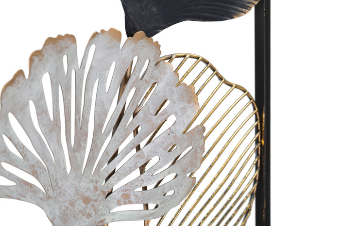 3D decoratief paneel in veelkleurig metaal 31x3,5x90 cm