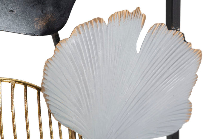 3D decoratief paneel in veelkleurig metaal 31x3,5x90 cm