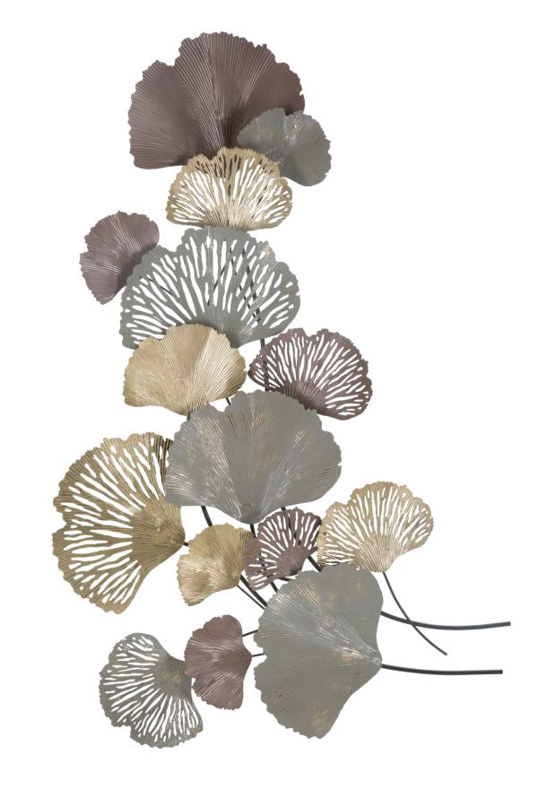 3D decoratief paneel in veelkleurig metaal 76x7,6x126 cm