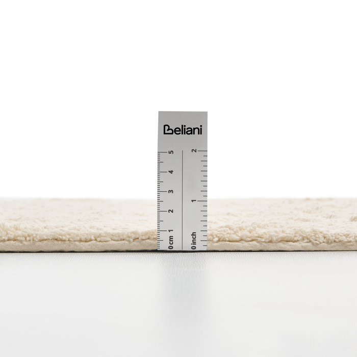 Beliani - GOELA - Badmat - Off-white - 60 x 90 cm - Katoen