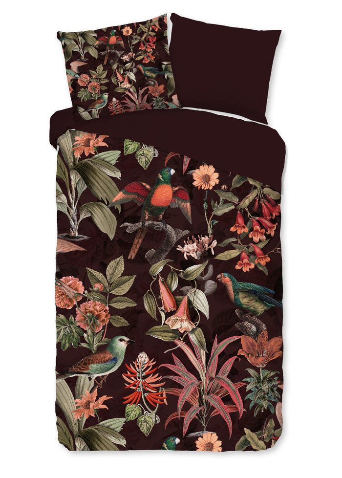 Pure Dekbedovertrek Micropercal Elmira - bordeaux