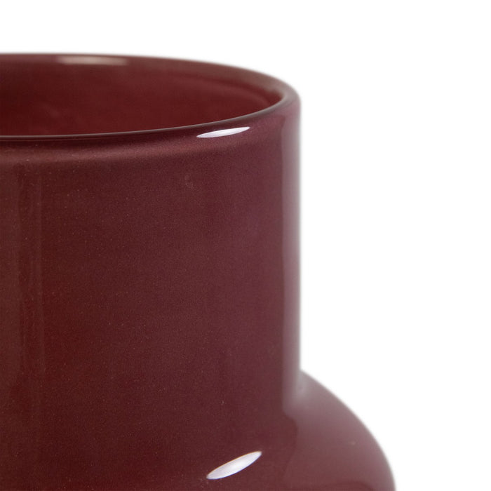 Vaas Pien - Bordeaux|Rood - Glas - 19x31x19cm (BxHxD)