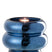 J-Line theelichthouder|vaas Cléa - glas - blauw - Ø 20 cm